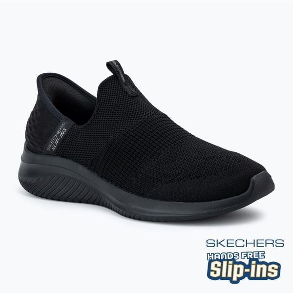 Buty damskie SKECHERS Ultra Flex 3.0 Cozy Streak. Czarne obuwie trekkingowe damskie Skechers. Za 349.99 zł.