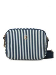 Tommy Hilfiger Torebka Poppy Summer Camera Bag AW0AW17231 Granatowy. Niebieskie listonoszki damskie Tommy Hilfiger, bez wzorów, z materiału, bez dodatków. Za 249.99 zł.