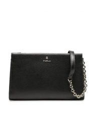 Furla Torebka Camelia WE00528-ARE000-O6000-1007 Czarny. Czarne torebki klasyczne damskie Furla, bez wzorów, ze skóry, wizytowe, bez kołnierzyka, bez ramiączek. Za 759.99 zł.