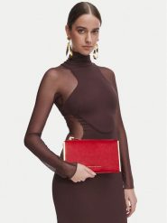Elisabetta Franchi Torebka BS-11A-67E2-V340 Czerwony. Czerwone torebki klasyczne damskie Elisabetta Franchi, bez wzorów, ze skóry, bez dodatków. Za 1,459.00 zł.