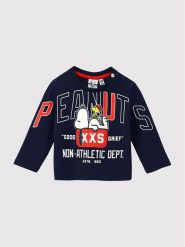 Original Marines Bluzka PEANUTS DCPV0239NM Granatowy Regular Fit. Niebieskie t-shirty chłopięce Original Marines, bez wzorów, z bawełny, bez ramiączek. Za 69.99 zł.