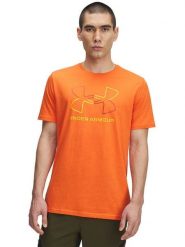Under Armour Koszulka sportowa w kolorze pomarańczowym rozmiar: M. Pomarańczowe t-shirty sportowe męskie Under Armour, m, z materiału, bez ramiączek, outdoorowe. Za 91.34 zł.