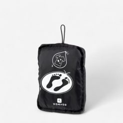 Torba fitness worek na odzież Domyos. Czarna torebki klasyczne damskie Decathlon, bez wzorów, z materiału, bez dodatków. Za 27.99 zł.