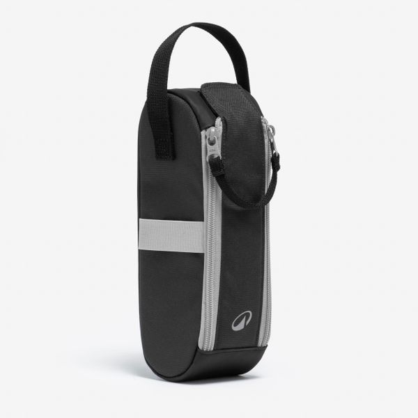 Półsztywna torba na 3 bule do petanki i akcesoria. Czarne torebki klasyczne damskie Decathlon, bez wzorów, z materiału, bez dodatków. Za 69.99 zł.