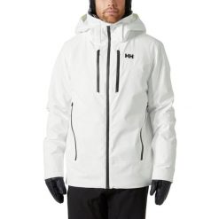 Kurtka Narciarska Męska Helly Hansen Steilhang 2.0. Białe kurtki narciarskie i snowboardowe damskie Helly Hansen, m, bez wzorów, bez kaptura, narciarskie. Za 2,799.00 zł.