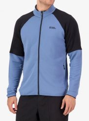 Bluza polarowa Mons Royale Quad Merino Fleece Jacket. Niebieskie bluzy bez kaptura męskie Mons Royale, l, z lycry. Za 753.49 zł.