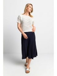 Rich & Royal Sweter w kolorze kremowym rozmiar: XL. Brązowe swetry klasyczne damskie Rich & Royal, xl, z bawełny, bez kołnierzyka. Za 202.50 zł.