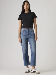 Levi's Dżinsy - Straight fit - w kolorze niebieskim rozmiar: W29/L29. Niebieskie jeansy damskie Levi's, z podwyższonym stanem. Za 254.95 zł.