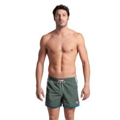 Spodenki szorty męskie krótkie plażowe Arena Stripe Short. Niebieskie kąpielówki męskie Arena, m, bez wzorów, do pływania. Za 121.98 zł.