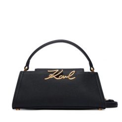 Torebka KARL LAGERFELD. Czarne torebki klasyczne damskie Karl Lagerfeld, bez wzorów, bez dodatków. Za 1,099.00 zł.