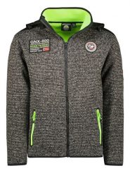 Geographical Norway Kurtka softshellowa "Uball" w kolorze czarno-zielonym rozmiar: S. Czarne kurtki outdoor męskie Geographical Norway, s, z aplikacjami, bez kaptura. Za 122.96 zł.