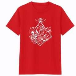 T-shirt hulajnoga Hello Human Starfall - Koszulka na hulajnogę wyczynowa Alien Scoot (czerwona). Czerwone koszulki dziewczęce AlienScoot, l, bez wzorów, z bawełny, bez ramiączek. Za 69.00 zł.