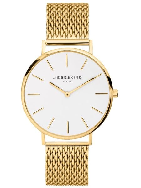 Liebeskind Zegarek kwarcowy w kolorze złoto-białym rozmiar: onesize. Białe, analogowe zegarki damskie Liebeskind, ze stali. Za 318.37 zł.