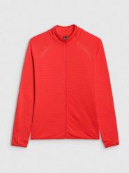 4F Bluza w kolorze czerwonym rozmiar: M. Czerwone bluzy bez kaptura damskie 4f, m, z materiału. Za 140.53 zł.