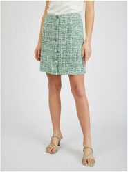 Orsay Spódnica w kolorze zielono-biało-czarnym rozmiar: 36. Białe spódniczki damskie ORSAY, bez wzorów, z podwyższonym stanem, mini. Za 78.99 zł.