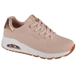 Buty sportowe Sneakersy damskie, Uno-Golden Air. Brązowe buty sportowe na co dzień damskie Skechers, bez wzorów, trekkingowe, Skechers Sport. Za 309.99 zł.