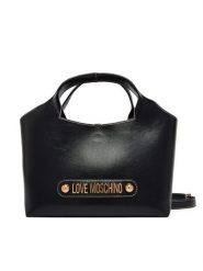 LOVE MOSCHINO Torebka JC4130PP1OLH0000 Czarny. Czarne torebki klasyczne damskie Love Moschino, bez wzorów, ze skóry, bez dodatków. Za 859.99 zł.