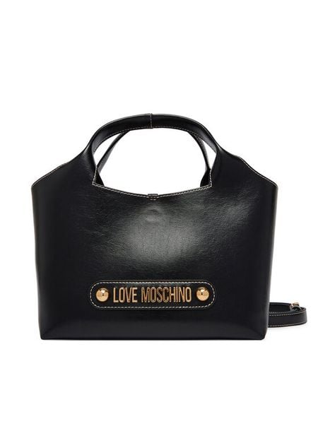 LOVE MOSCHINO Torebka JC4130PP1OLH0000 Czarny. Czarne torebki klasyczne damskie Love Moschino, bez wzorów, ze skóry, bez dodatków. Za 498.99 zł.