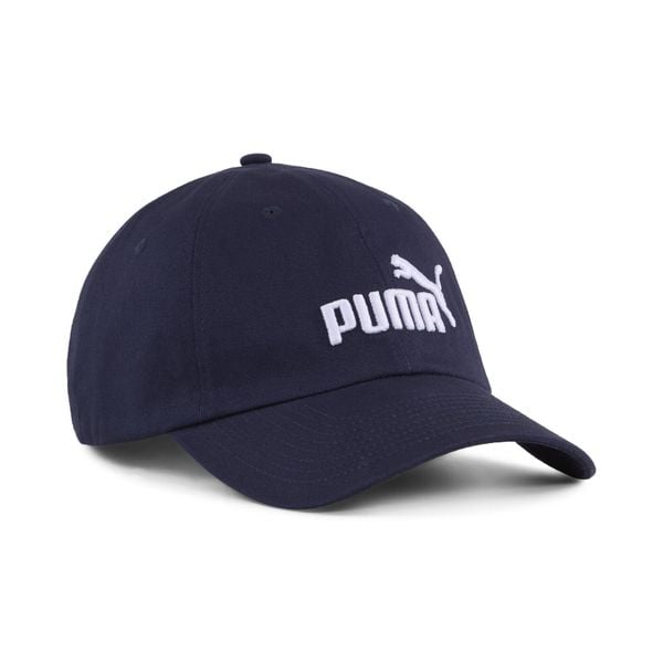Czapka z daszkiem z logo No. 1 ESS PUMA. Niebieskie czapki męskie Puma, bez wzorów, sportowe. Za 69.00 zł.
