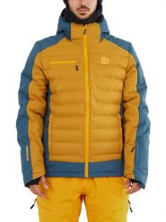 Męska kurtka narciarska Fundango Orion Padded. Brązowe kurtki męskie Fundango, na zimę, m, bez wzorów, z materiału, sportowe, bez kaptura. Za 499.00 zł.