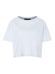 More & More Koszulka w kolorze białym rozmiar: 44. Białe bluzki damskie MORE & MORE, bez wzorów, z bawełny, bez kołnierzyka, bez ramiączek. Za 60.95 zł.