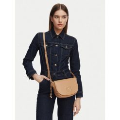 Torebka U.S. Polo Assn. Brązowe listonoszki damskie U.S. Polo Assn., bez wzorów, bez dodatków. Za 114.99 zł.