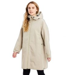 Damska kurtka wodoodporna Protest Prttislit. Brązowe kurtki damskie Protest, bez kaptura. W wyprzedaży za 709.25 zł.