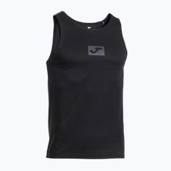 Koszulka do biegania męska Joma R-City. Czarne t-shirty sportowe męskie Joma, m, bez ramiączek, do biegania. W wyprzedaży za 129.99 zł.