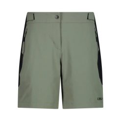 Damskie szorty bermudzkie CMP Ripstop. Czarne szorty damskie CMP, bez wzorów, z tkaniny. Za 239.00 zł.