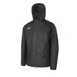 Kurtka sportowa męska Mizuno Team Mizuno club. Czarne kurtki treningowe męskie Mizuno, m, bez wzorów, z materiału, do biegania. Za 268.35 zł.
