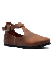 Comfortfusse Skórzane baleriny w kolorze jasnobrązowym rozmiar: 41. Brązowe baleriny damskie Comfortfusse, bez wzorów, bez obcasa. Za 289.88 zł.