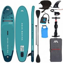 Deska SUP/kajak Aqua Marina Vapor 10'4 2023 + wiosło combo + pompka elek + torba. Niebieskie torebki klasyczne damskie Aqua Marina, bez wzorów, bez dodatków. Za 1,999.00 zł.