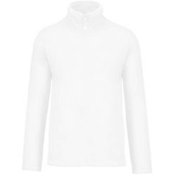 Kurtka polarowa z zamkiem Kariban Enzo. Białe kurtki męskie KARIBAN, m, bez wzorów, z polaru, bez kaptura. Za 158.00 zł.