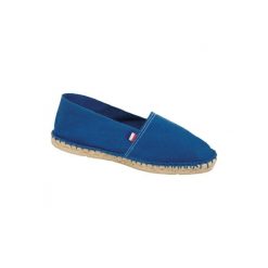 Espadryle Kariban Made in France. Niebieskie espadryle damskie KARIBAN, bez wzorów, bez obcasa. Za 136.00 zł.