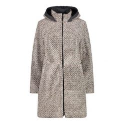 Płaszcz damski z kapturem CMP. Białe płaszcze damskie CMP, bez wzorów, z tkaniny, eleganckie. Za 811.90 zł.