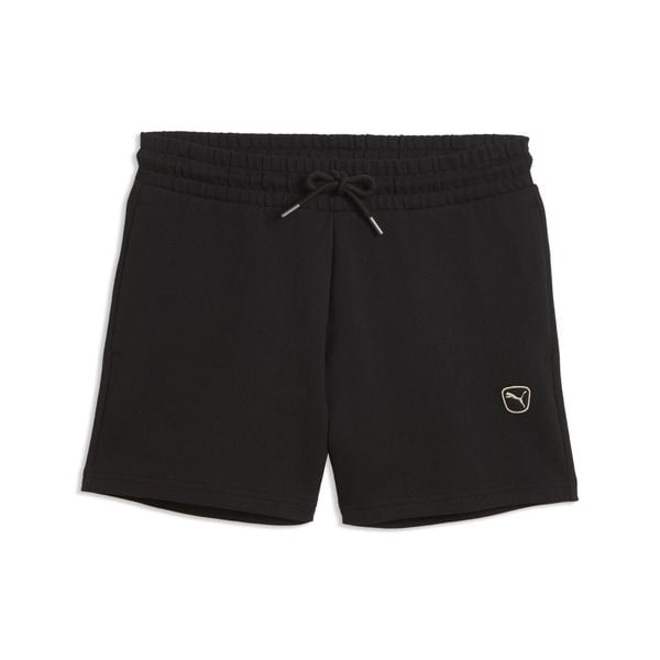 Damskie szorty Essentials Elevated ze średnim stanem 5" PUMA. Czerwone szorty damskie Puma, bez wzorów, z bawełny, klasyczne, z standardowym stanem. Za 129.00 zł.