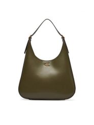 Calvin Klein Torebka Ck Medium Shoulder Bag LV04F3522G Zielony ciemny. Zielone torebki klasyczne damskie CALVIN KLEIN, bez wzorów, ze skóry, bez dodatków. Za 569.99 zł.