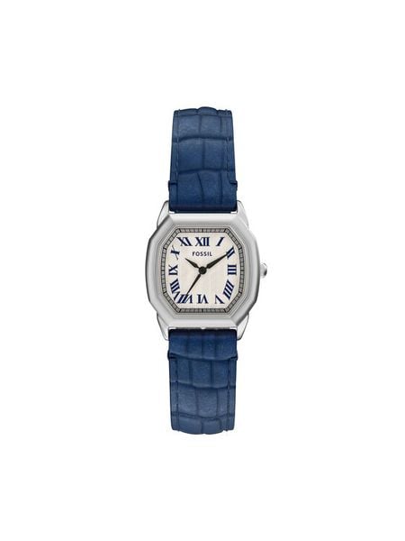 Fossil Zegarek Harlow ES5425 Niebieski. Niebieskie, analogowe zegarki damskie Fossil. Za 689.99 zł.