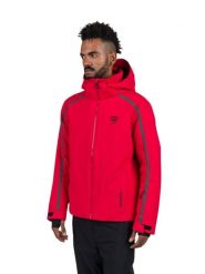 Kurtka Narciarska Rossignol męska Saluver JKT czerwona. Czerwone kurtki męskie Rossignol, na zimę, l, bez wzorów, z materiału, eleganckie, z kapturem. Za 1,409.00 zł.