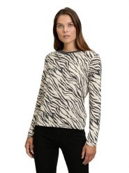 Betty Barclay Koszulka w kolorze czarno-kremowym rozmiar: 42. Brązowe bluzki damskie Betty Barclay, bez wzorów, bez kołnierzyka, bez ramiączek. Za 90.95 zł.