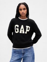 GAP Sweter w kolorze czarnym rozmiar: XXL. Czarne swetry klasyczne damskie GAP, xxl, bez kołnierzyka. Za 110.04 zł.