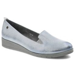 Niebieskie Półbuty Maciejka Damskie Skórzane Modne Buty. Niebieskie półbuty damskie Maciejka, bez wzorów, biznesowe, bez obcasa, na obcasie. Za 169.00 zł.