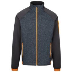 Męska Bluza Polarowa AT300 Foxearth Z Pełnym Zamkiem Błyskawicznym. Niebieskie bluzy sportowe męskie Trespass, na zimę, bez wzorów, z dzianiny, bez kołnierzyka, bez ramiączek. Za 540.99 zł.