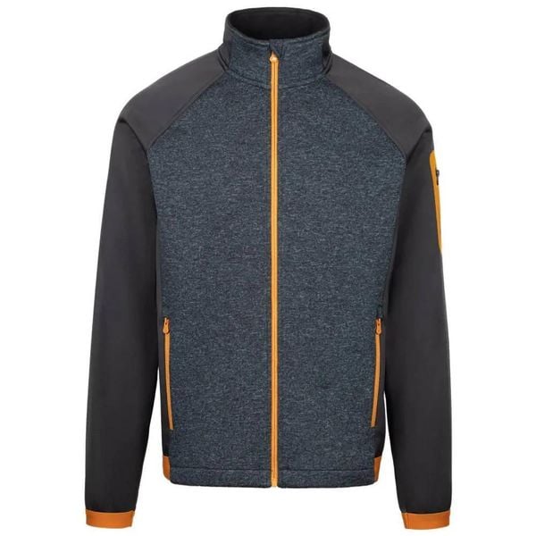 Męska Bluza Polarowa AT300 Foxearth Z Pełnym Zamkiem Błyskawicznym. Niebieskie bluzy sportowe męskie Trespass, na zimę, bez wzorów, z dzianiny, bez kołnierzyka, bez ramiączek. Za 540.99 zł.