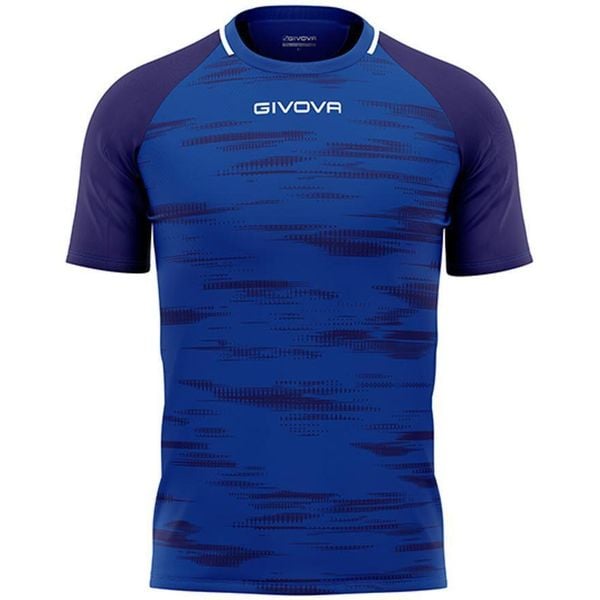 Koszulka Sportowa Givova Pixel Royal Blue XL - Lekka i Oddychająca. Brązowe bluzki sportowe damskie Givova, xl, bez kołnierzyka, bez ramiączek. Za 139.99 zł.