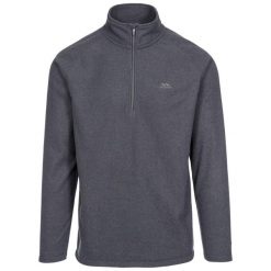 Bluza Polarowa Męska Keynote Anti Pilling 1/4. Szare bluzy z kapturem męskie Trespass, na zimę, l, z dzianiny. Za 82.99 zł.