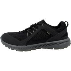 Buty do chodzenia męskie Ecco Terracruise Ll Tex Gtx. Niebieskie buty trekkingowe męskie ECCO, z materiału, bez zapięcia, trekkingowe. Za 822.00 zł.