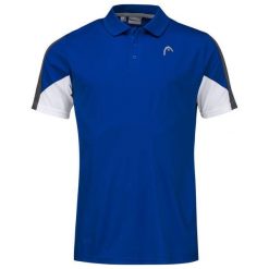 Koszulka polo męska CLUB 22 Tech. Czarne koszulki polo męskie HEAD, l, bez wzorów, z mikrofibry, bez ramiączek. Za 159.99 zł.
