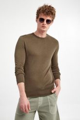 Sweter męski lniany Fidos JOOP! JEANS. Swetry męskie Joop! Jeans, l, bez wzorów, z jeansu, bez kołnierzyka. W wyprzedaży za 252.45 zł.