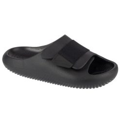 Klapki unisex Crocs 209413001. Czarne klapki damskie Crocs, bez wzorów, z materiału, bez obcasa. Za 363.00 zł.